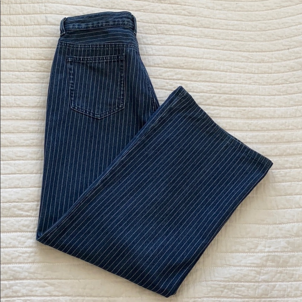 Vintage navy blue striped Ralph Lauren jeans